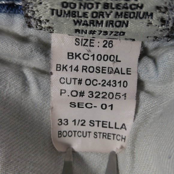 SOLD BKE Buckle 33 1/2 Stella Stretch Boot 26 B328 - Picture 8 of 8